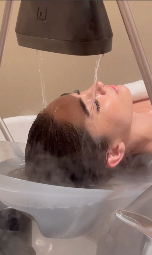 頭部浸浴 濕式頭部SPA 大阪南堀江