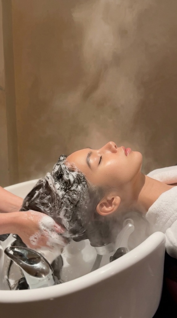 碳酸泡沫頭皮清潔